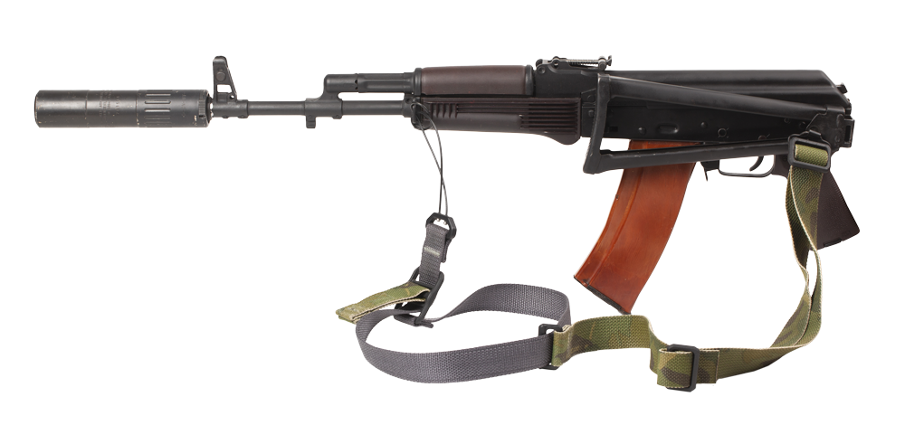 Bulgarian AKS-74 with AAC suppressor with Attachment hardware for sling