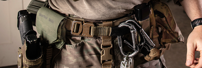 Tactical MOLLE Belt With Medical Supplies
