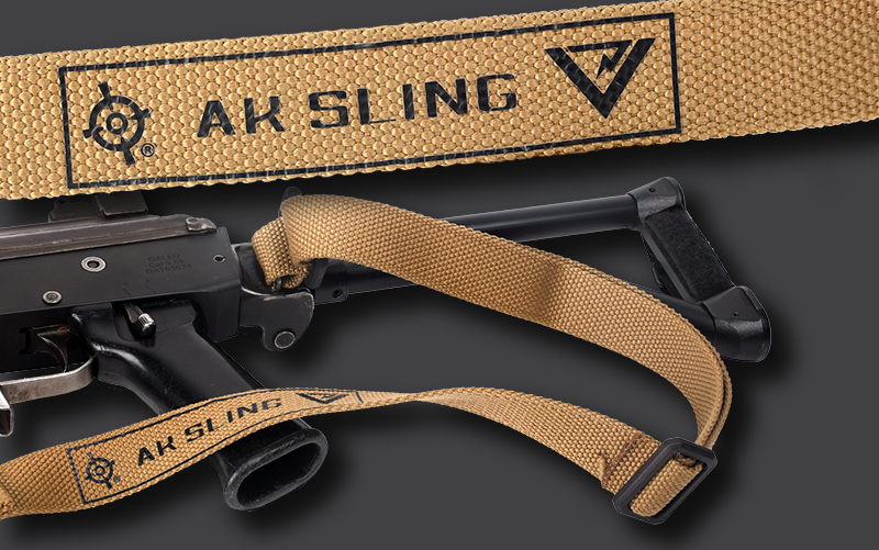 Sling Label with Blue Force Gear Brand mark and Vickers Tctical