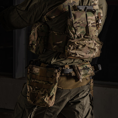 Army Ranger wearing Trauma Kit