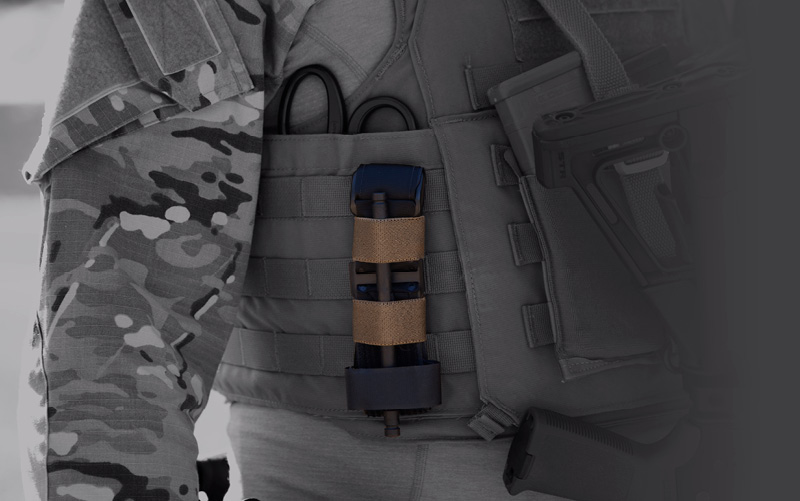 Tourniquet Holder on Plate Carrier's MOLLE section
