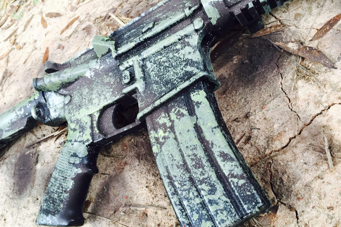 How To:  DIY Camo Paint Your Rifle