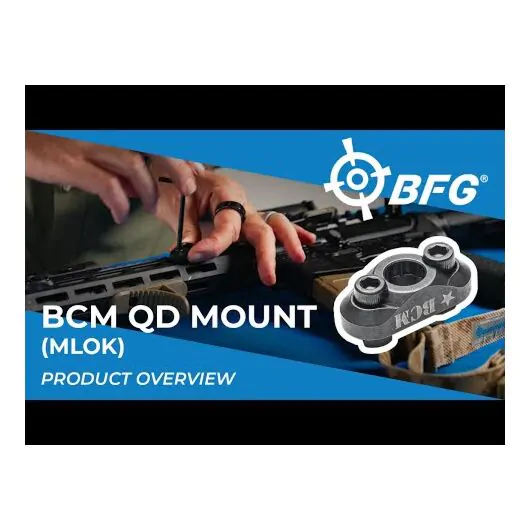 BCM Low Profile Push Button QD Mount - M-LOK